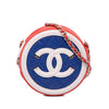 Secondhand Chanel Tricolor Caviar CC Filigree Round Crossbody