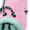 Secondhand Chanel CC Quilted Bicolor Tweed Flap