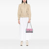 Secondhand Chanel CC Quilted Bicolor Tweed Flap
