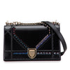 Dior Medium Calfskin Crystal Embroidered Diorama Flap Secondhand