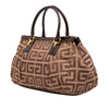 Givenchy Leather Trimmed Canvas 4G Double Zip Satchel Secondhand
