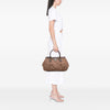 Givenchy Leather Trimmed Canvas 4G Double Zip Satchel Secondhand