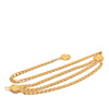 Chanel Gold Plated CC Medallion Triple Chain Belt Secondhand