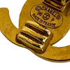 Chanel CC Gold Plated Turn Lock Clip on Earrings Secondhand