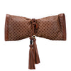 Gucci Perforated Leather Studded Malika Clutch Secondhand