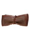 Gucci Perforated Leather Studded Malika Clutch Secondhand