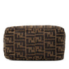 Fendi Zucca Canvas Double Flap Shoulder Bag Secondhand