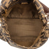 Fendi Zucca Canvas Double Flap Shoulder Bag Secondhand