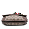 Gucci Small GG Supreme Web Neo Vintage Double Flap Messenger Bag Secondhand