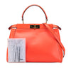 Fendi Medium Shiny Nappa Peekaboo Iconic Satchel Secondhand