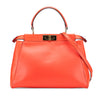 Fendi Medium Shiny Nappa Peekaboo Iconic Satchel Secondhand