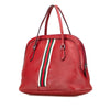 Gucci Medium Leather Web Dome Satchel Secondhand