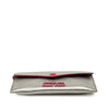 Miu Miu Metallic Goatskin Madras Forever Heart Envelope Chain Wallet Secondhand