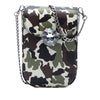 Miu Miu Crystal Embellished Camouflage Print Calfskin Phone Case Crossbody Secondhand