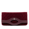 Chanel Quilted Velvet 31 Clutch Secondhand