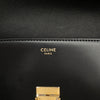 Celine Shiny Calfskin Triomphe Claude Shoulder Bag Secondhand