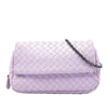 Bottega Veneta Mini Nappa Intrecciato Expandable Chain Flap Crossbody Secondhand