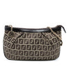 Fendi Zucchino Canvas Chain Pochette Secondhand