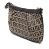 Fendi Zucchino Canvas Chain Pochette Secondhand