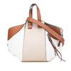 LOEWE Small Tricolor Leather Hammock Satchel Secondhand