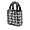 Dior Micro Calfskin Houndstooth Embossed Macro Lady Dior Secondhand