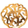Chanel CC Gold Plated Brooch Secondhand