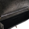 Chanel Cracked Metallic Calfskin Zip Away Chain Clutch Secondhand