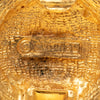 Chanel Gold Plated Strass Lion Head Clip On Earrings Secondhand