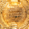 Chanel Gold Plated Strass Lion Head Clip On Earrings Secondhand