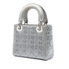 Dior Mini Satin Cannage Crystal Embellished Lady Dior Secondhand