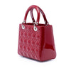 Secondhand Dior Medium Patent Cannage Lady Dior