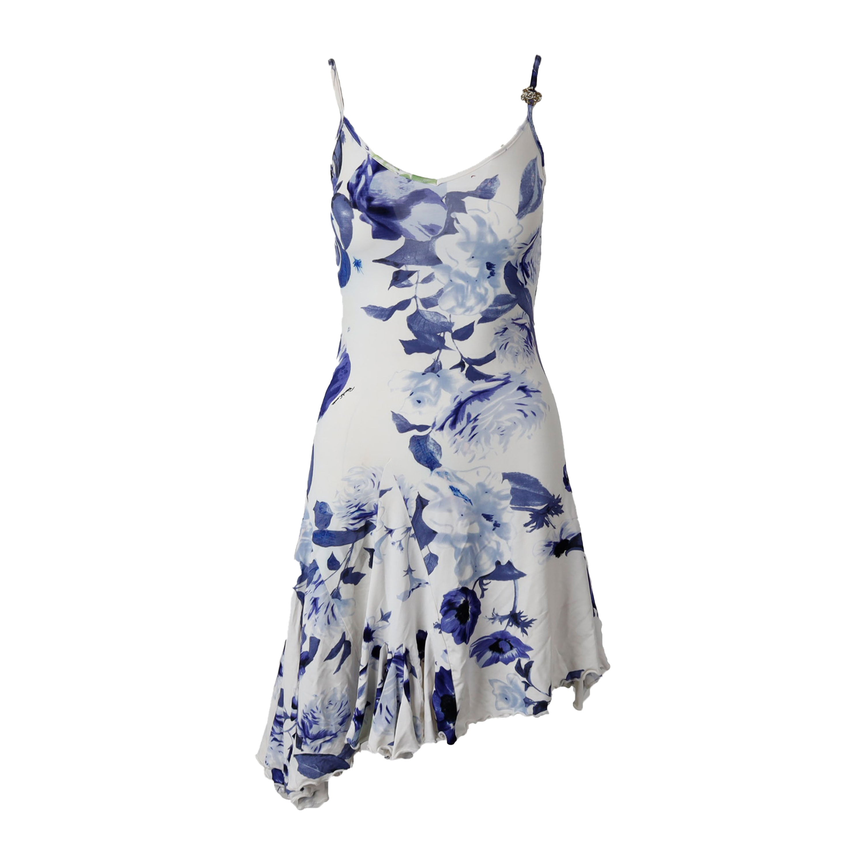 roberto cavalli vintage dress Roberto Cavalli Vintage Floral Dress - '00s | Luxury Vintage