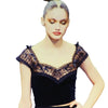 Secondhand Blumarine Brown Velvet Top - '90s