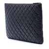 Chanel Large Quilted Lambskin O Case Clutch Secondhand