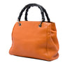 Gucci Small Calfskin Bamboo Shopper Satchel Secondhand