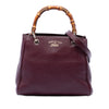 Gucci Small Calfskin Bamboo Shopper Satchel Secondhand