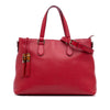 Gucci Leather Bamboo Tassel Satchel Secondhand