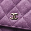 Chanel CC Quilted Caviar Wallet On Chain Secondhand