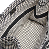 Dior Medium Canvas Houndstooth Embroidered Book Tote Secondhand