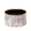 Hermès Extra Wide Enamel Coup de Fouet au Bloc Bracelet Secondhand