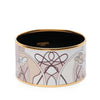 Hermès Extra Wide Enamel Coup de Fouet au Bloc Bracelet Secondhand