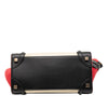 Celine Micro Tricolor Canvas and Leather Luggage Tote Secondhand
