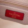 Valentino Grained Calfskin Rockstud Flip Lock Tote Secondhand