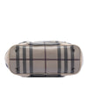 Burberry Smoke Check Coated Canvas Heathcliff Satchel Secondhand