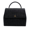 Chanel CC Denim Kelly Top Handle Bag Secondhand