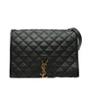 Secondhand Saint Laurent Large Quilted Lambskin Becky Chain Shoulder Bag