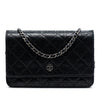 Chanel CC Quilted Crinkled Patent Wallet On Chain Secondhand