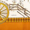 Hermès L Hiver En Poste Silk Scarf 90 Secondhand