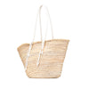 Celine Andre Butzer Large Raffia Classic Wanderer Embroidered Shopping Tote Secondhand