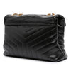 Saint Laurent Medium Matelasse Leather LouLou Shoulder Bag Secondhand